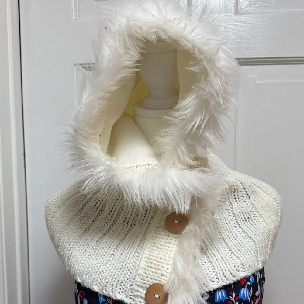 FUR Acrylic/Polyester Head/Neck Hood -See Photos-NWT
